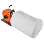 Colector de polvo VEVOR, 1 HP, flujo de aire de 537 CFM, colector de polvo rodante con bolsa de recolección de polvo de 21 galones, filtración de bolsa de 2.5 micrones, contenedor móvil para polvo de madera para taller industrial con asa y ruedas