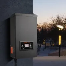 VEVOR Transformador de paisaje de bajo voltaje de 600 W con temporizador y sensor de fotocélula, transformador de iluminación de paisaje impermeable, 120 V CA a 12 V/14 V CA para exteriores, foco, luz de camino, luz de piscina, ETL