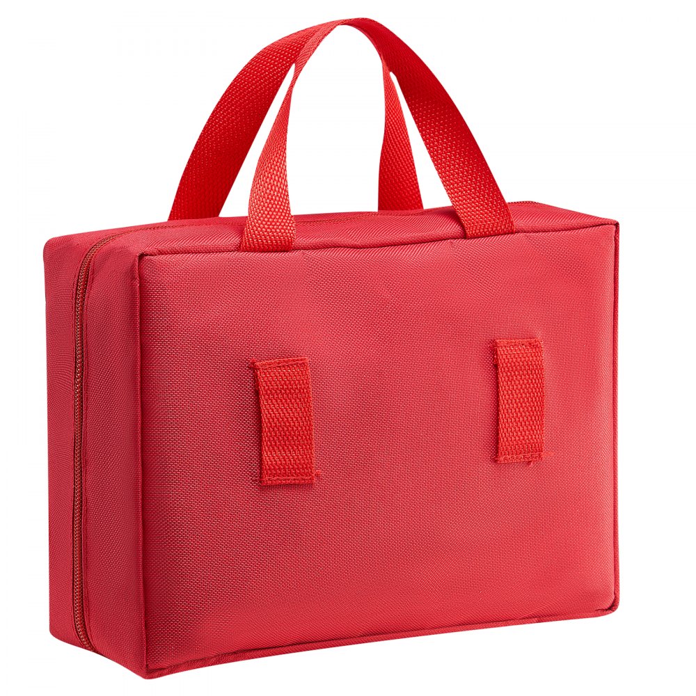 VEVOR Botiquín de Primeros Auxilios, Bolsa Grande de Supervivencia de Nailon 600D de 230 x 140 x 190 mm con 420 Piezas de Suministros Médicos para Viajes, Deportes y Emergencias al Aire Libre