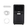 VEVOR Máquina de hielo de encimera, 28 kg en 24 horas, máquina de hielo portátil con autolimpieza, con tubo de llenado de agua, filtro de agua y desagüe, máquina de hielo con recarga automática de agua para el hogar, la cocina, la oficina y fiestas.