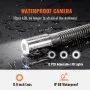 Cámara de inspección de tuberías de cámara de alcantarillado VEVOR Cámara de tubería de pantalla de 9 pulgadas 720p 393 pies