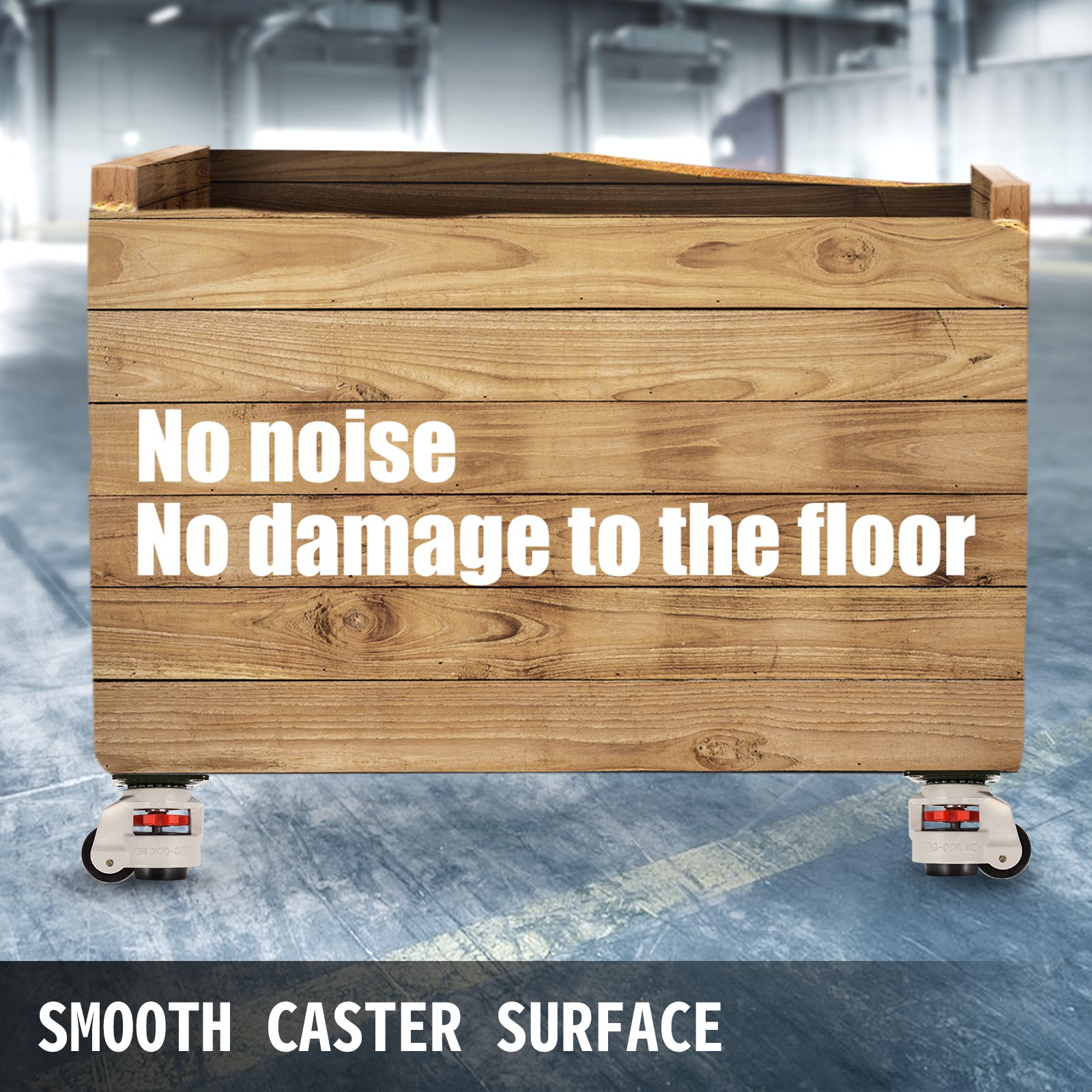 VEVOR Ruedas de nivelación de servicio pesado, vástago de ruedas de nivelación, juego de 4, ruedas de nivelación retráctiles de 2 "para banco de trabajo, capacidad de carga máxima de 2200 lb, ruedas giratorias de 360 grados para equipos industriales