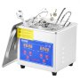 VEVOR Limpiador Ultrasónico 1,3L, 60W Limpiador Ultrasónico Profesional de Acero Inoxidable, Máquina de Limpieza Ultrasónica Potente Frecuencia de 40 kHz con Pantalla LED para Joyas, Reloj, Gafas