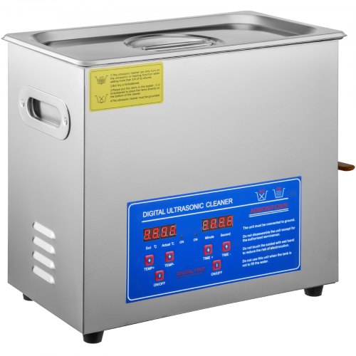 VEVOR Limpiador Ultrasónico 6L, Máquina de Limpieza de Ultrasonidos Digital