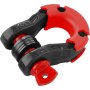 VEVOR Grillete con anilla en D de 3/4", paquete de 2 grilletes de acero de aleación de 66139 libras (30 toneladas) de resistencia a la rotura con pasador de tornillo de 7/8", aisladores y arandelas, grillete de recuperación de vehículos todoterreno resistente para camión Jeep, negro