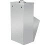 Comedero galvanizado para aves de corral VEVOR con capacidad para 11,3 kg. Sin desperdicios. 32 x 21 x 48 cm. Comedero colgante para pollos con tapa. Dispensador de comida para exterior resistente a la intemperie para patos.