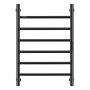 VEVOR - Toallero calefactable de pared para baño, 6 barras, resistente al agua IPX5, con temporizador y pantalla LED, temperatura ajustable en 5 niveles, color negro