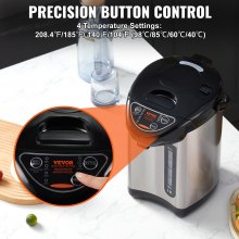 Dispensador de agua caliente instantáneo VEVOR, dispensador de agua eléctrico para encimera de 3L/102oz