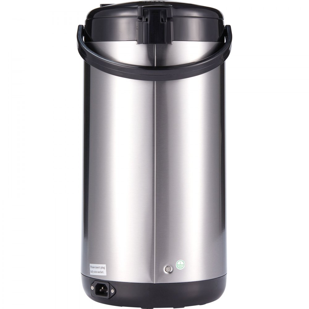 VEVOR Dispensador de agua caliente, caldera y calentador de agua ajustable de 4 temperaturas, calentador de agua de encimera de acero inoxidable 304, dispensación de 3 vías para té, café y fórmula para bebés, 5 l/169 oz