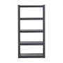 VEVOR Storage Shelves, 2000 lbs, 5 Tier Garage Storage Shelving, 16" D x 32" W x 63" H Adjustable Metal Shelves for Garage Shelves Utility Rack Shelf, Ideal for Kitchen, Warehouse, Basement, Black
