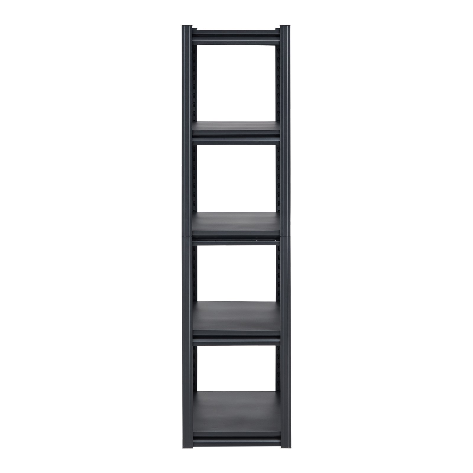 Estantes de almacenamiento VEVOR, 907 kg, 5 niveles para garaje, 40 cm de profundidad x 81 cm de ancho x 160 cm de alto, ajustables, ideales para cocina, almacén y sótano, color negro.