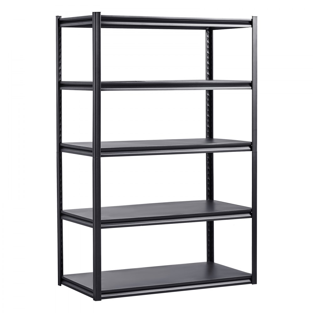 Estantes de almacenamiento de 24" de profundidad x 48" de ancho x 72" de alto Estanterías de almacenamiento de garaje de 5 niveles