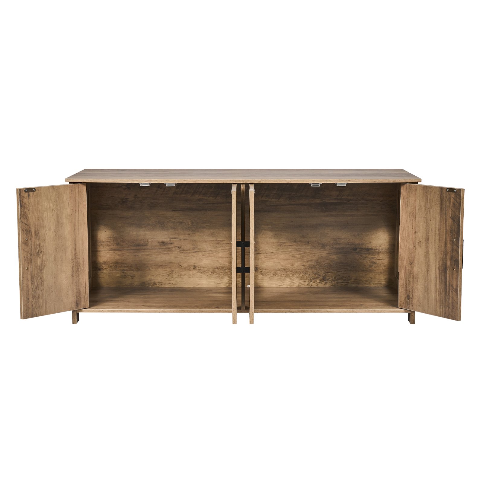 VEVOR - Caja de arena para 2 gatos, mueble oculto con dos compartimentos, armario de madera apto para la mayoría de las cajas de arena, 120 cm de largo x 47 cm de ancho x 50 cm de alto, color gris