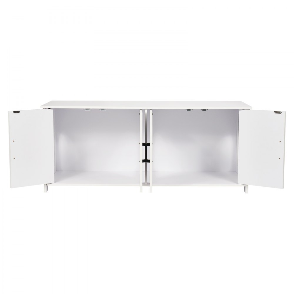 VEVOR Caja de arena para gatos de madera con 2 compartimentos ocultos, color blanco