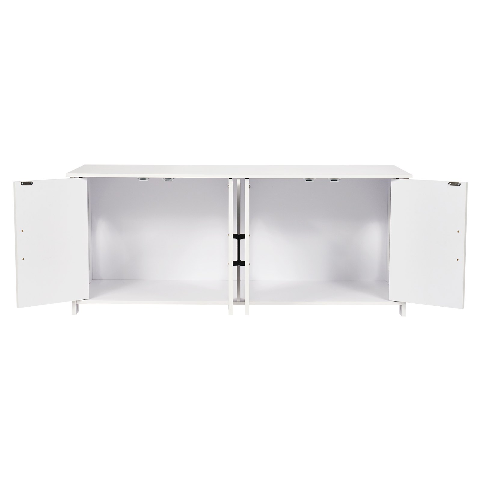 VEVOR Caja de arena para gatos de madera con 2 compartimentos ocultos, color blanco