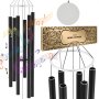 Campanas de viento VEVOR para exteriores Campanas de viento de tono profundo conmemorativas de aluminio de 66 pulgadas