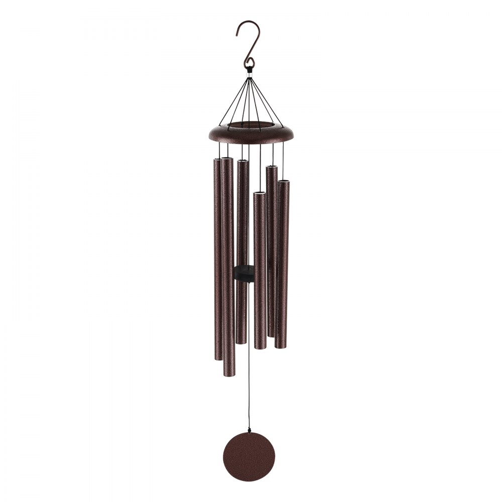 Campanas de viento VEVOR para exteriores Campanas de viento de tono profundo conmemorativas de aluminio de 45 pulgadas