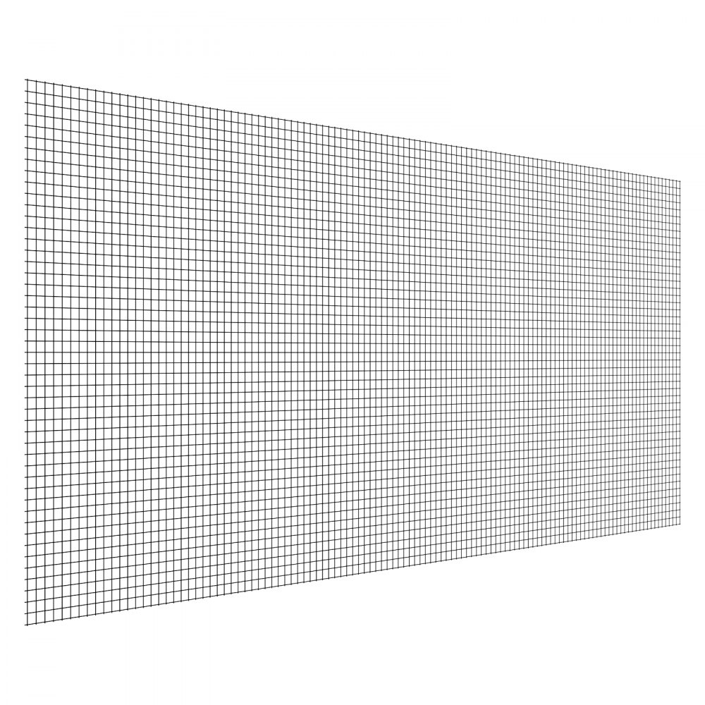 Malla metálica VEVOR de 61 cm x 15 m, rollo de malla de alambre galvanizado calibre 19 de 1,27 cm, resistente a la intemperie, revestida de vinilo, para cercas de gallinero, soldada y resistente para plantas de jardín, para jaulas de conejos y serpientes.