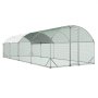 Gallinero metálico grande VEVOR, 2,7 x 7,6 x 2 m, gallinero transitable con cubierta impermeable y estructura robusta, jaula para aves de corral con techo abovedado, ideal para patos, conejos, gallinas y gansos, para uso en exteriores, patios traseros y granjas.