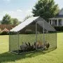 VEVOR Gallinero grande de metal, 3 x 1 x 2 m, gallinero con acceso para caminar, con cubierta impermeable y estructura robusta, jaula para aves de corral con techo en forma de aguja, corral para conejos, gallinas, gansos, uso en exteriores, patios y granjas.