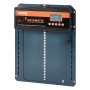 Puerta automática para gallinero VEVOR con panel de control, pantalla LCD y configuraciones de temporizador.