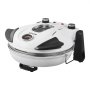 Horno de pizza VEVOR, 30 cm, 1200 W, con piedra de cordierita, control de temperatura de 5 modos, ventana de visualización para una cocción precisa, calienta hasta 460 °C, ideal para el hogar (blanco)