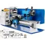 VEVOR 7"x12" Mini Torno de Fresado de Metal de 550 W Monofásico 50-2500 RPM