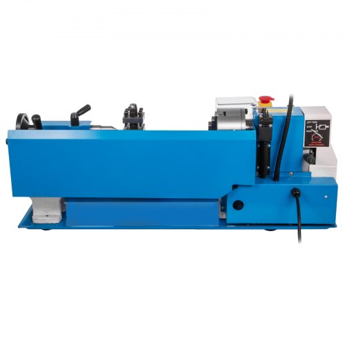 7x14 Precision Bench Top Mini Metal Milling Lathe Variable Speed 50-2500 RPM Nylon Gear with A Movable Lamp