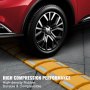 Reductor de velocidad portátil VEVOR, 3 m de largo, 21,8 cm de ancho x 5 cm de alto. Reductor de velocidad de goma reflectante para asfalto, hormigón, grava, entradas de vehículos, estacionamientos, etc. Ideal para autos, camiones, autobuses, remolques y calles.