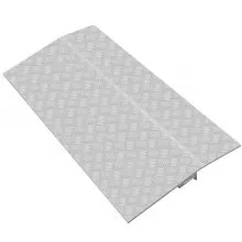 Placa de muelle de camión de mano de aluminio portátil Capacidad de carga de 5200 lb 24 "x 48