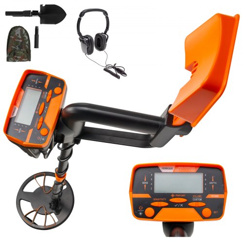 VEVOR Detector de Metales Disco Impermeable Excavadora de Oro para Auriculares