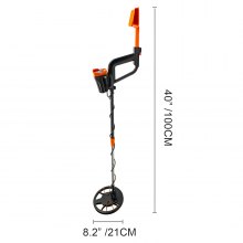 VEVOR Detector de Metales Disco Impermeable Excavadora de Oro para Auriculares