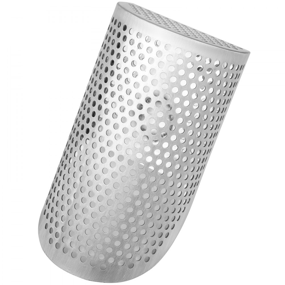 Pala de arena para detector de metales VEVOR de acero inoxidable con perforaciones redondas.