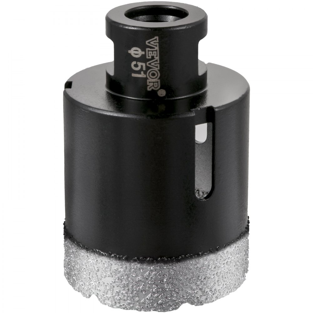 Brocas de diamante VEVOR 6/8/10/13/19/25/32/51 mm Sierra perforadora de diamante Baldosa soldada 0.59in Segmento Broca para dedos SDS Kit de sierra perforadora para baldosas con una hoja para baldosa Cerámica Porcelana Mármol 5/8"-11 Hembra Hilo