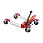 VEVOR Carro de Manipulación de Automóviles Carga de 680 kg 1 Pieza Carro Hidráulico para Desplazamiento de Automóviles Ruedas Giratorias para Posicionamiento de Vehículos, Camiones, Remolques