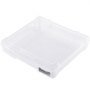 VEVOR - Cajas de plástico apilables para guardar papel de álbum de recortes (6 unidades), transparente, multiusos, con esquinas redondeadas y cierres dobles, para artículos esenciales de oficina, herramientas, manualidades y mucho más.