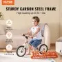 Bicicleta de equilibrio VEVOR para niños de 1 a 5 años, de acero al carbono de 12 pulgadas, con asiento y manillar ajustables, neumáticos de espuma EVA, sin pedales, soporte de 25 kg.