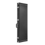 VEVOR Estuche rígido para bajo, rectangular de 122 cm, con cerradura, pestillo, llave y asa, acolchado de PVC, forro suave, resistente al agua, para bajos de 99 a 118 cm, color negro