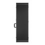 VEVOR Estuche rígido para bajo, rectangular de 122 cm, con cerradura, pestillo, llave y asa, acolchado de PVC, forro suave, resistente al agua, para bajos de 99 a 118 cm, color negro