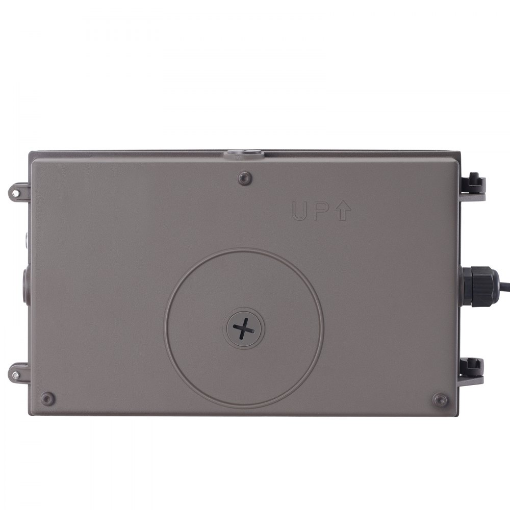 VEVOR Paquete de 2 luces LED de pared, 100 W, 10800 lm, 5000 K, luces comerciales para exteriores, iluminación de seguridad, con detección de luz inteligente, 180 cuentas LED, ahorro de energía para garajes, patios, IP65 a prueba de agua