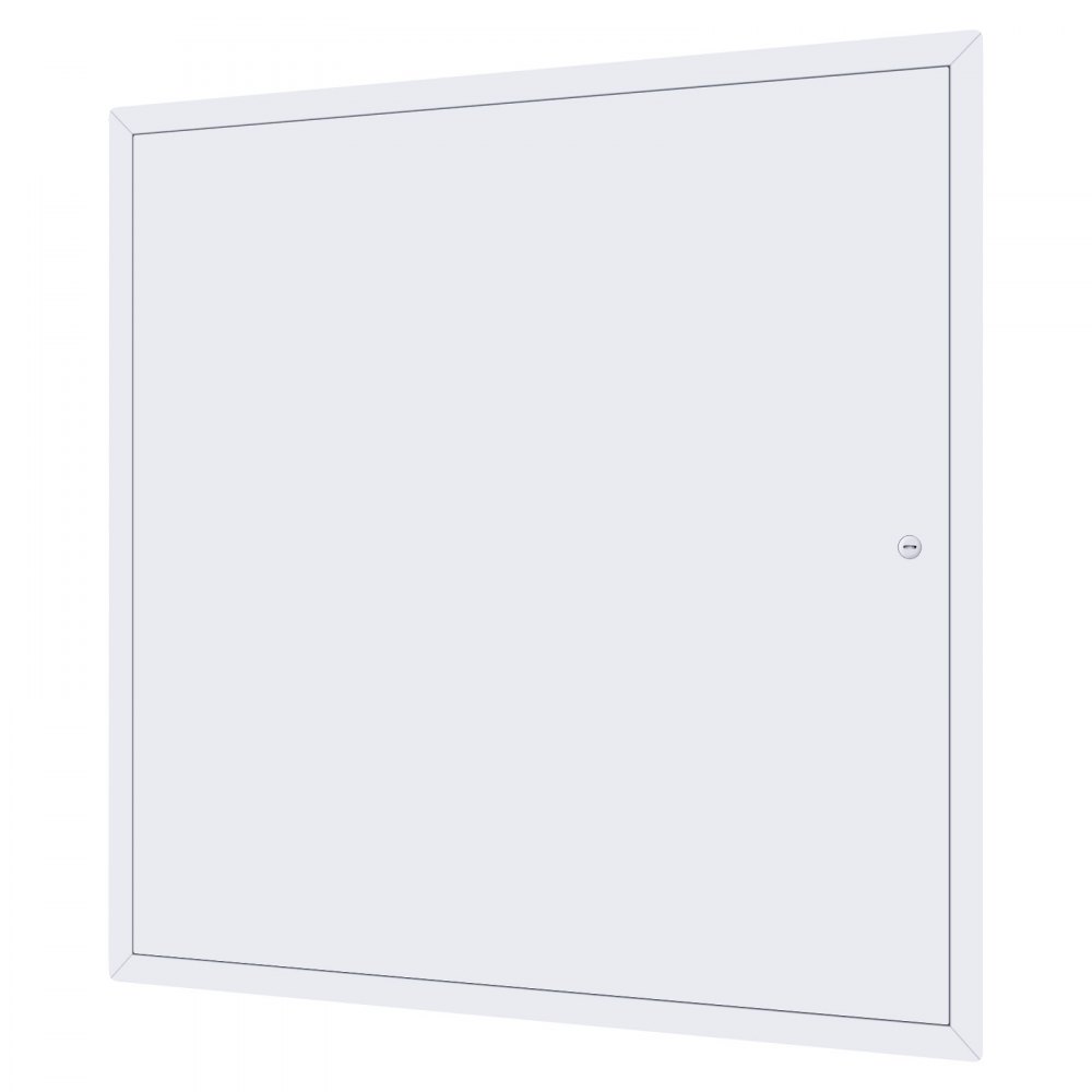 VEVOR Panel de acceso para paneles de yeso y techo, paneles de acceso de plomería de 24 x 24 pulgadas, puerta de acceso reforzada, cubierta de orificio de pared de acero resistente, panel con bisagras extraíble de fácil instalación para cableado y cables, plateado