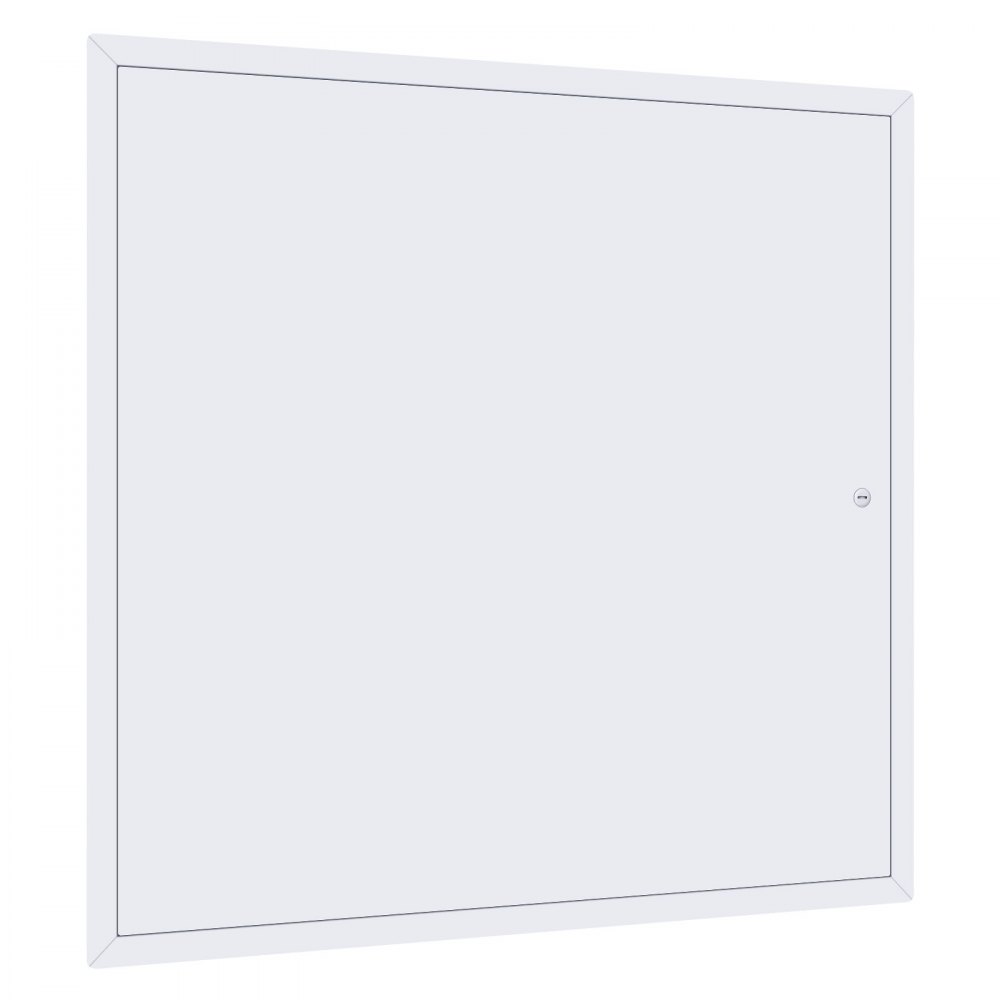 VEVOR Panel de acceso para paneles de yeso y techo, paneles de acceso de plomería de 24 x 24 pulgadas, puerta de acceso reforzada, cubierta de orificio de pared de acero resistente, panel con bisagras extraíble de fácil instalación para cableado y cables, plateado