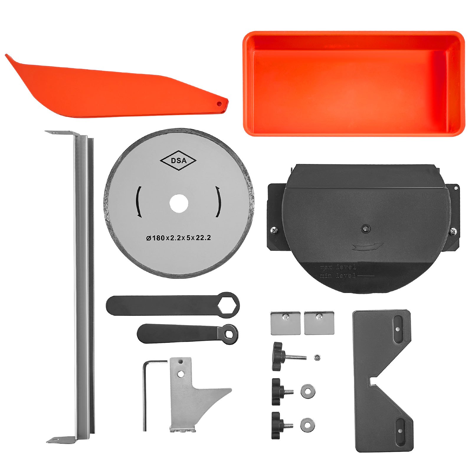 VEVOR Sierra para azulejos húmedos, hoja de acero de 65 Mn de 7 pulgadas, motor de inducción de 3500 RPM, sierra húmeda para cortador de azulejos con depósito de agua, ángulo de inglete de 0 a 45 grados para cortar azulejos y piedras, para entusiastas del bricolaje