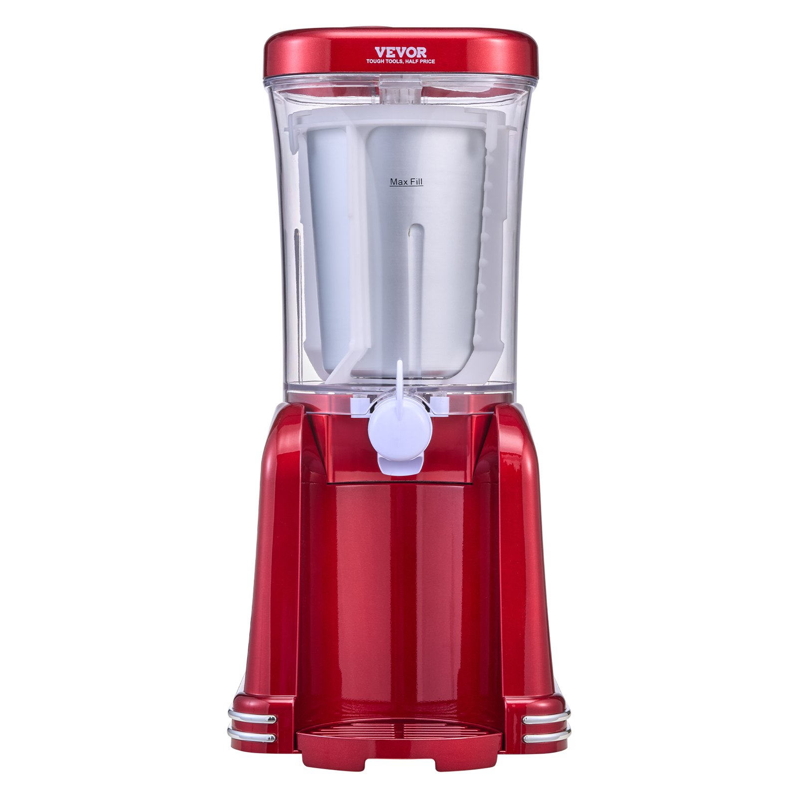 Máquina de granizados VEVOR para el hogar, con tanque de 940 ml, ideal para margaritas, batidos y bebidas congeladas con materiales de calidad alimentaria, ideal para fiestas infantiles, color rojo
