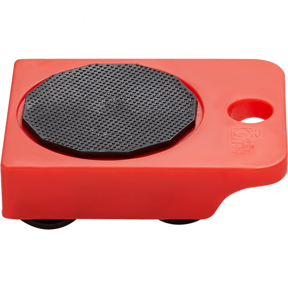 VEVOR Plataforma de Transporte de Muebles de Plástico 4 Ruedas Giratorias 360°, Transportador de Muebles Pesados Carga 113,4 kg, Plataforma Rodante Manipulación de Muebles Nevera Sofá Armario, 4 uds