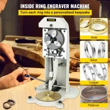 Grabadora de Anillo Interior 1,5 mm-2,0 mm, Máquina de Grabado de Marcado para Joyas