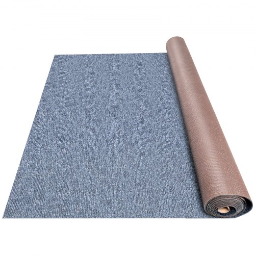 VEVOR Alfombra marina gris de 6 pies x 13.1 pies Alfombras para botes Alfombras para interiores y exteriores para terraza de patio Antideslizante TPR Impermeable Corte trasero Alfombras marinas para exteriores Fácil de limpiar Rollo de alfombra para exteriores