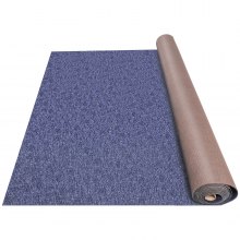 VEVOR Deep Blue Marine Carpet 6 pies x 39.3 pies, alfombras de barco, alfombras de interior y exterior para terraza de patio antideslizante TPR resistente al agua en la parte trasera al aire libre alfombra marina al aire libre