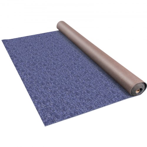 VEVOR Alfombra Interior y Exterior, Alfombra 1,8x7 m, para Patio y Terraza, Azul