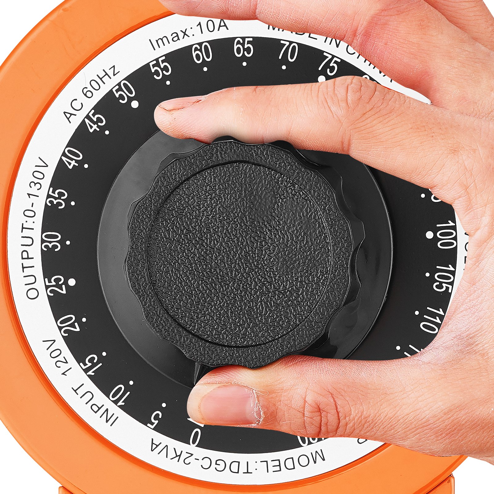 Transformador de voltaje variable automático VEVOR de 2000 VA, 15,3 A, entrada de 110 V, salida de 0-130 V, regulador de voltaje de CA, con pantalla LCD, 4 fusibles adicionales e interruptor de control térmico para el hogar, la industria y la oficina.